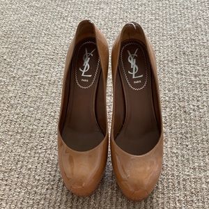 Yves Saint Laurent Paris Tribute platform high heels
